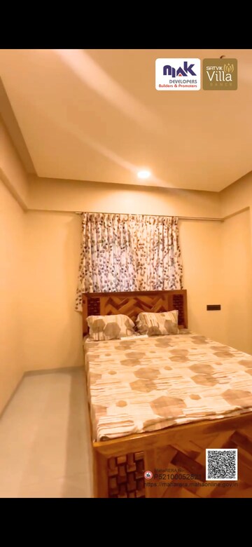 Bedroom in 2 BHK Apartment at Mak Satvik Villa, Baner – for Sale