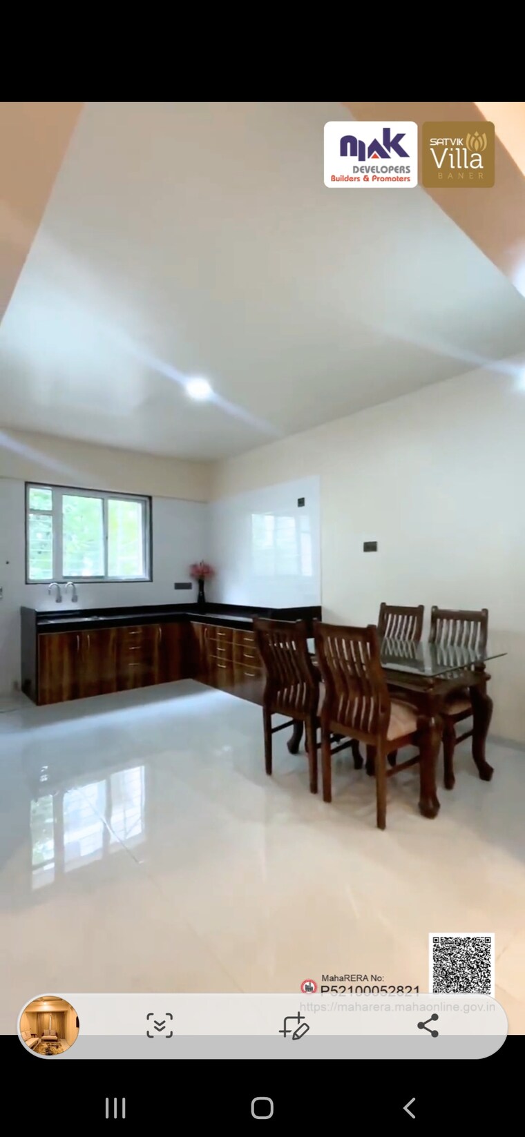 Bedroom, mak-satvik-villa 2 Bedroom 1124 Sq.Ft. Apartment In Baner Pune 9564041