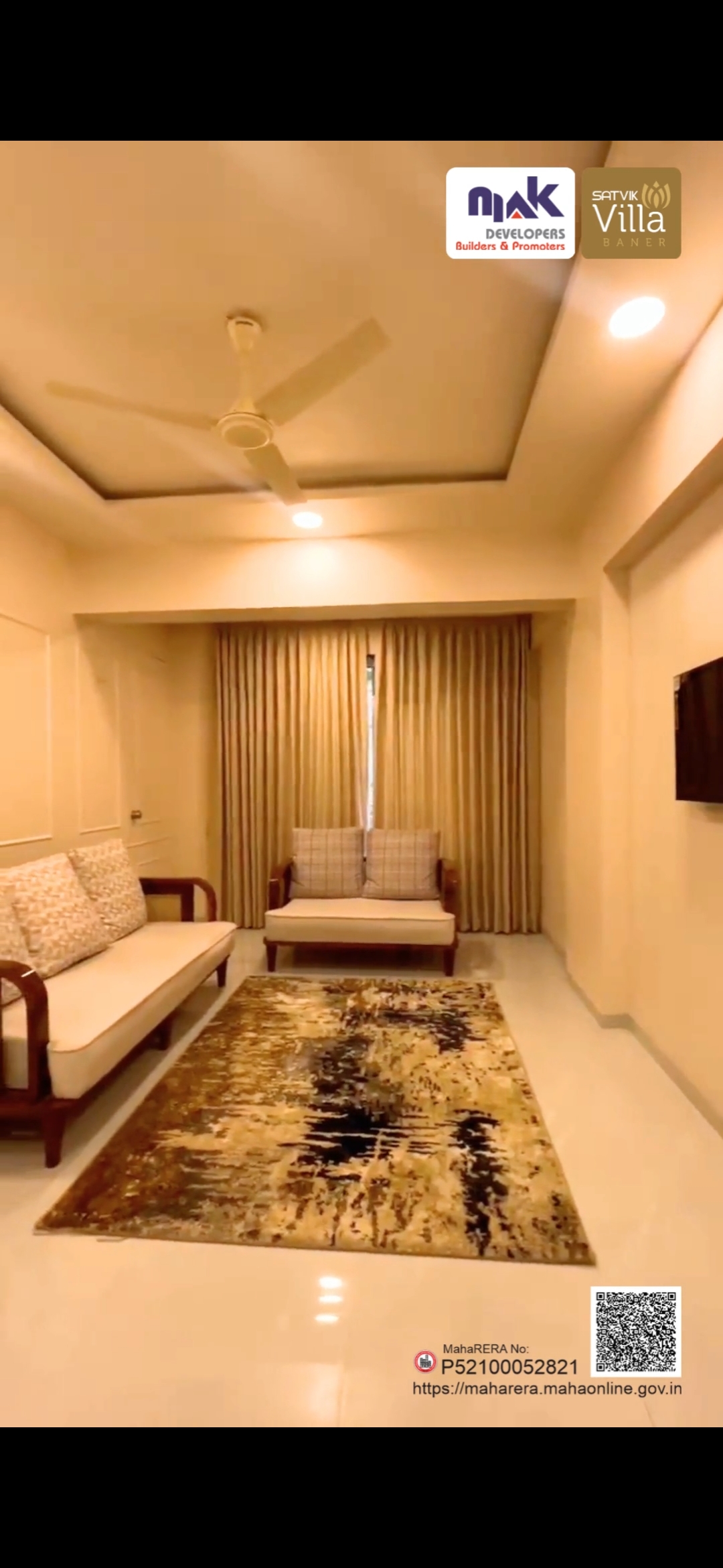 2 BHK Apartment For Sale in Mak Satvik Villa