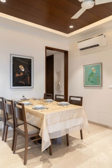 Living Room in 3 BHK Builder Floor at Greater Kailash I – for Rent