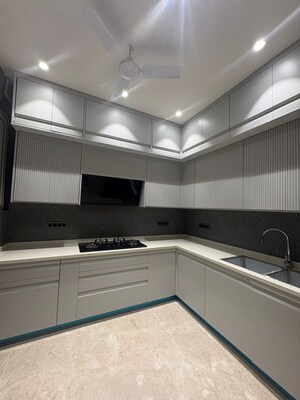 Kitchen in 4 BHK Builder Floor at East Of Kailash – for Sale