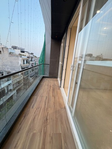 Balcony in 4 BHK Builder Floor at East Of Kailash – for Sale