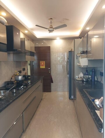 Kitchen in 3 BHK Builder Floor at Greater Kailash ii – for Rent