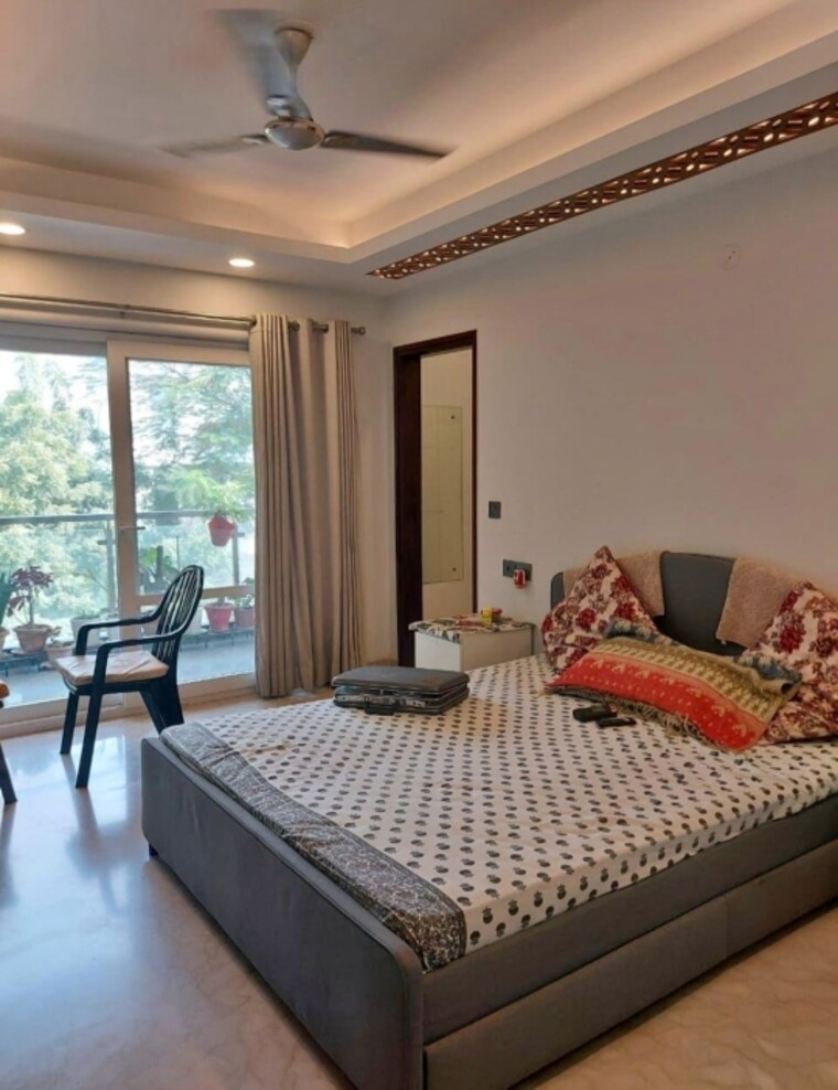 Bedroom, greater kailash ii 3 Bedroom 2700 Sq.Ft. Builder Floor In Greater Kailash ii Delhi 9564115