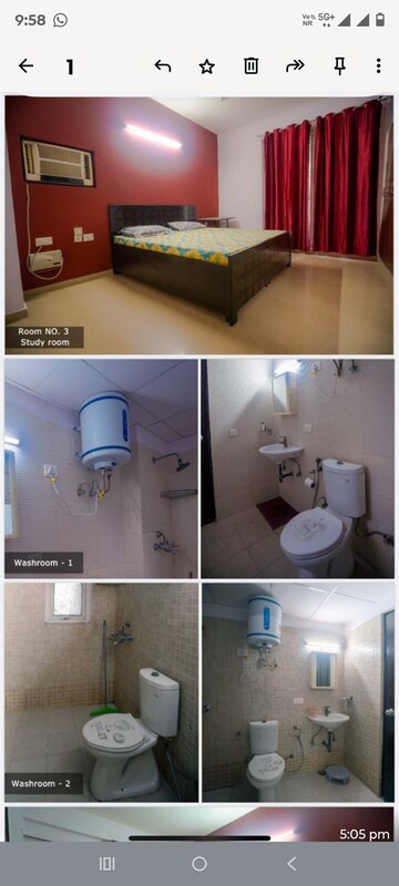 Master Bedroom in 4 BHK Apartment at Aditya Urban Casa, Sector 78 – for Rent