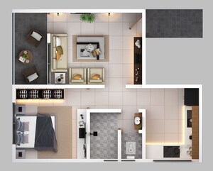 1 BHK Apartment For Sale in LS Mehetre Laxmi Empire, Ravet