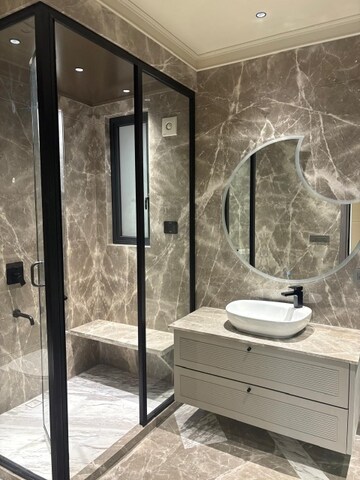 Bathroom in 3 BHK Builder Floor at Chittaranjan Park – for Rent