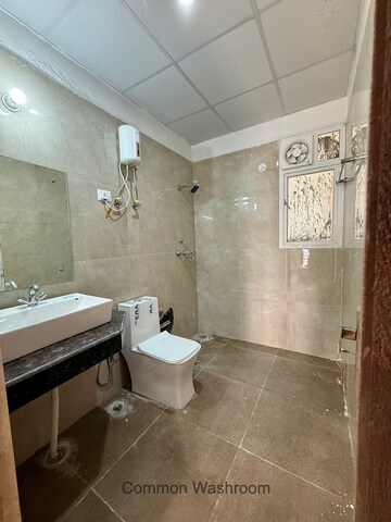 Bathroom in 3 BHK Apartment at Sikka Kimaantra Greens, Sector 79 – for Rent