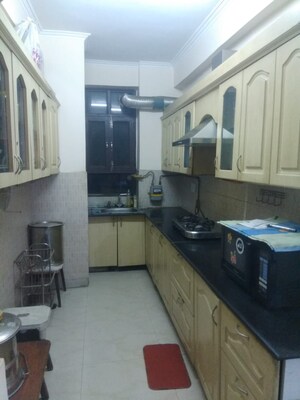 Kitchen in 3 BHK Apartment at Rajendra Nagar Sector 3 – for Rent