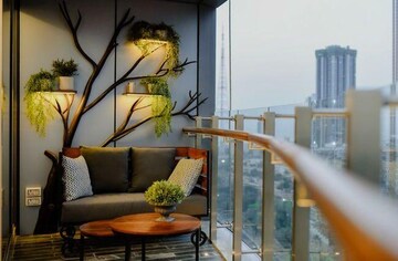 Balcony in 3 BHK Apartment at Omkar 1973, Worli – for Sale