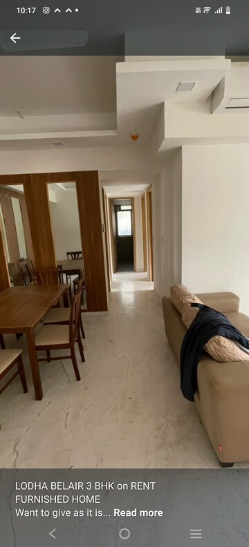 Living Room in 3.5 BHK Apartment at Lodha Bel Air, Jogeshwari West – for Sale