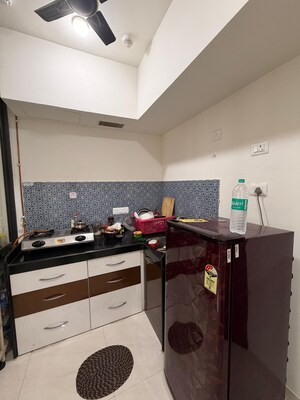 Kitchen in 1 BHK Apartment at Lodha Crown Quality Homes, Majiwada – for Rent