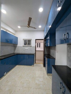 Kitchen in 3 BHK Apartment at Rajapushpa Provincia, Narsingi – for Rent