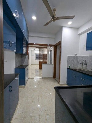 Kitchen in 3 BHK Apartment at Rajapushpa Provincia, Narsingi – for Rent