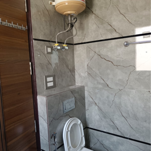 Bathroom in 2 BHK Builder Floor at Sushant Lok 3, Sector 57 – for Rent
