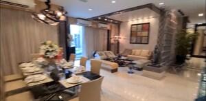 Living Room in 4 BHK Apartment at Windsor Grande Residences, Andheri West – for Rent