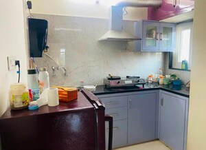 Kitchen in 3 BHK Apartment at Rajapushpa Provincia, Narsingi – for Rent