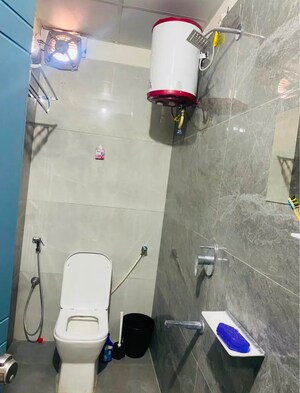 Bathroom in 3 BHK Apartment at Rajapushpa Provincia, Narsingi – for Rent