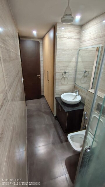 Bathroom in 2 BHK Builder Floor at Malviya Nagar – for Rent