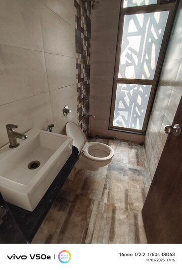 Bathroom in 2 BHK Apartment at Shree Shakun Heights, Goregaon East – for Rent