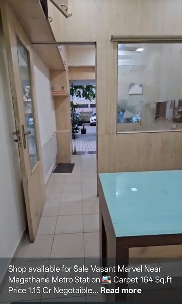 Floor Plan in  Office Space at Vasant Marvel Glory, Borivali East – for Sale