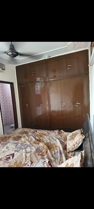 Bedroom in 2 BHK Builder Floor at Khirki Extension – for Rent