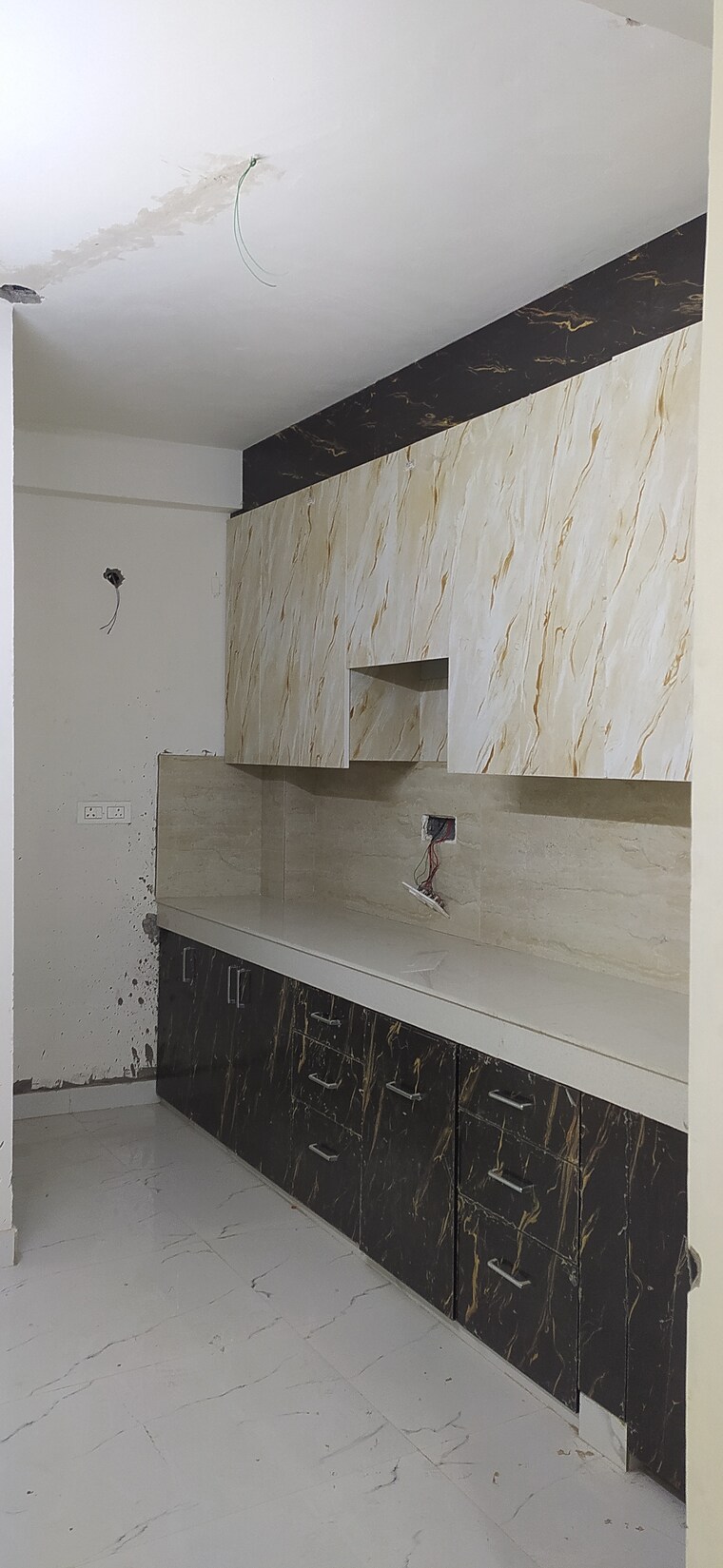 Kitchen, khirki extension 2 Bedroom 750 Sq.Ft. Builder Floor In Khirki Extension Delhi 9564369