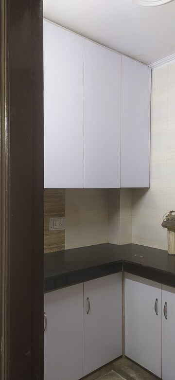 Kitchen in 1 BHK Builder Floor at Khirki Extension – for Rent