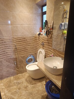 Bathroom in 2 BHK Apartment at Neighbourhood Society, Malad East – for Rent