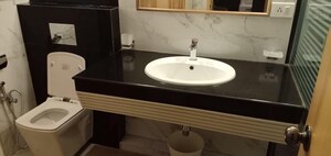 Bathroom in 3 BHK Builder Floor at Defence Colony – for Rent