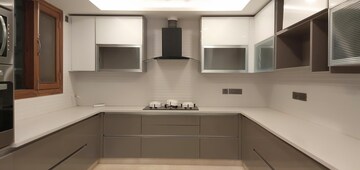 Kitchen in 4 BHK Builder Floor at Defence Colony – for Rent