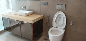 Bathroom in 4 BHK Builder Floor at Defence Colony – for Rent