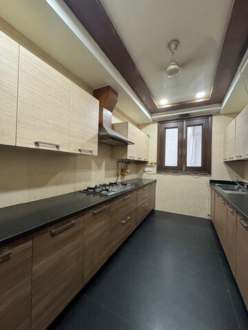 Kitchen in 3 BHK Builder Floor at Defence Colony – for Rent