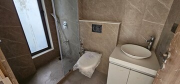 Bathroom in 3 BHK Apartment at S Raheja Panorama, Santacruz West – for Rent