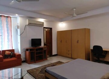 Living Room in 3 BHK Builder Floor at Kalkaji – for Rent
