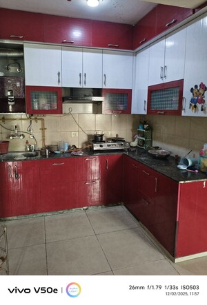 Kitchen in 2 BHK Apartment at Panchsheel Greens, Sector 16 Greater Noida – for Rent