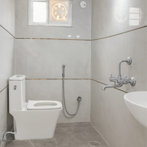 Bathroom in 2 BHK Builder Floor at Manikonda – for Rent