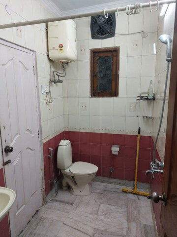 Bathroom in 2 BHK Builder Floor at Uday Park – for Rent