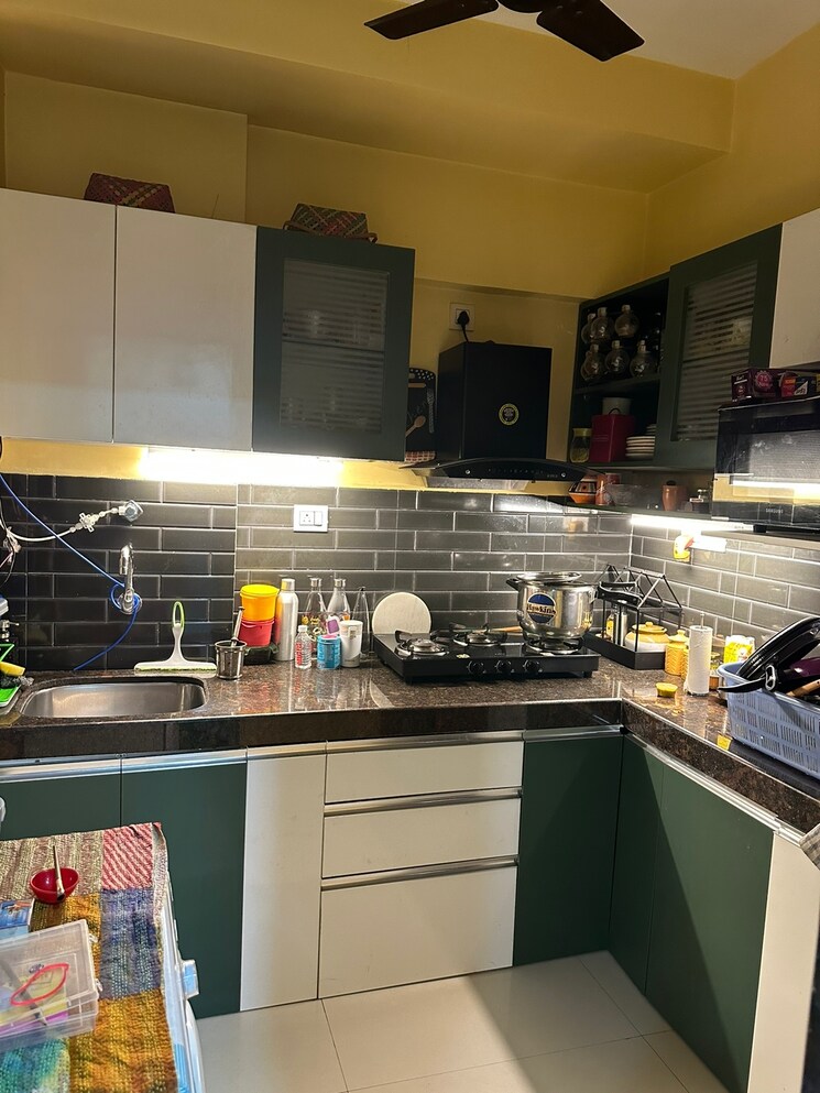 Kitchen, crystal-armus 1 Bedroom 417 Sq.Ft. Apartment In Chembur Mumbai 9564591