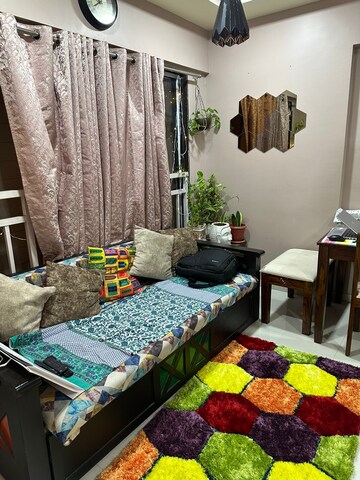 Living Room in 1 BHK Apartment at Crystal Armus, Chembur – for Sale