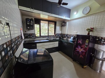 Kitchen in 2 BHK Apartment at Dev Krupa Apartment Majiwada, Majiwada – for Rent