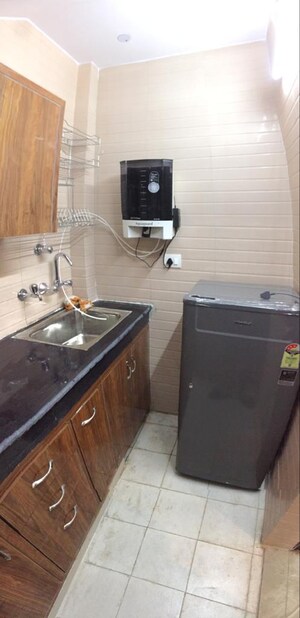 Kitchen in 1 BHK Builder Floor at Kalkaji – for Rent