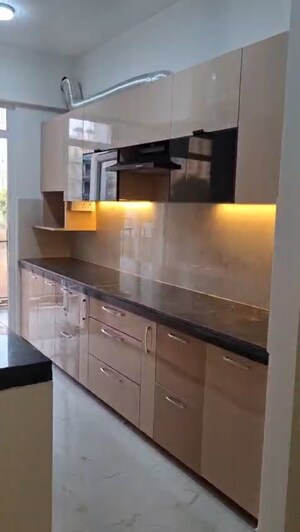 Kitchen in 3.5 BHK Builder Floor at Smart World Gems, Sector 89 – for Rent