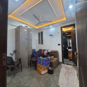 Living Room in 3 BHK Builder Floor at Malviya Nagar – for Rent