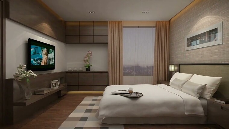 Bedroom, gagan-avencia 2 Bedroom 828 Sq.Ft. Apartment In Kharadi Pune 9564983