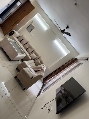 Living Room in 3 BHK Apartment at Allwin El Spazia, Sanauli – for Rent