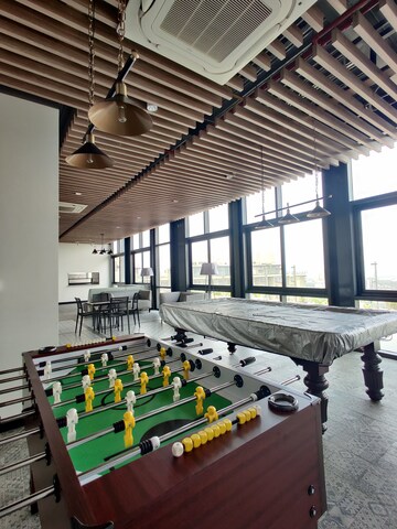 Staircase in 2 BHK Apartment at Bhartiya Nikoo Homes Phase 2, Thanisandra Main Road – for Rent