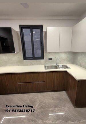 Kitchen in 3 BHK Builder Floor at Shivalik Colony – for Rent