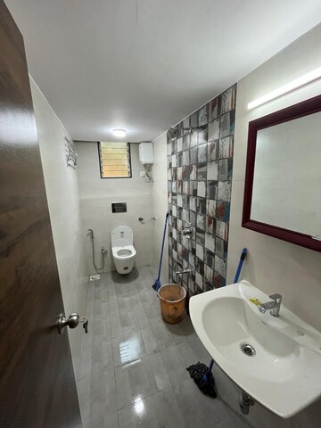 Bathroom in 2 BHK Apartment at Vashi Sector 9 – for Rent
