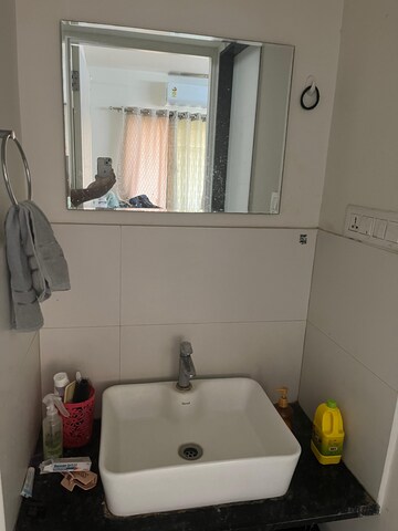 Bathroom in 1 BHK Apartment at Rohan Prathama, Hinjewadi – for Rent